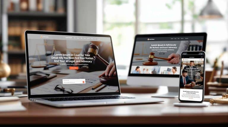 websites profissionais para todos os setores jurídicos como advocacia
