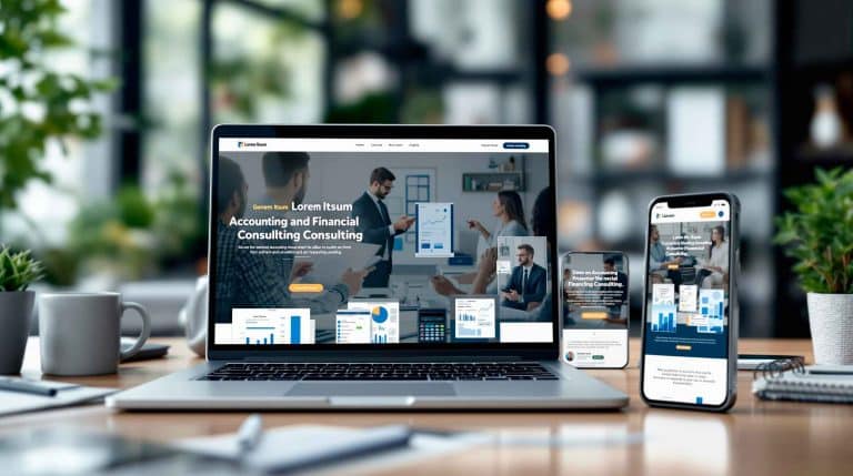websites profissionais para todos os setores de contabilidade e finanças