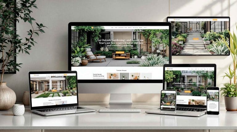 websites profissionais para todos os setores incluindo jardinagem e espaços verdes