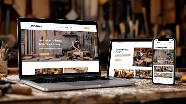 websites profissionais para todos os setores como carpintaria e marcenaria